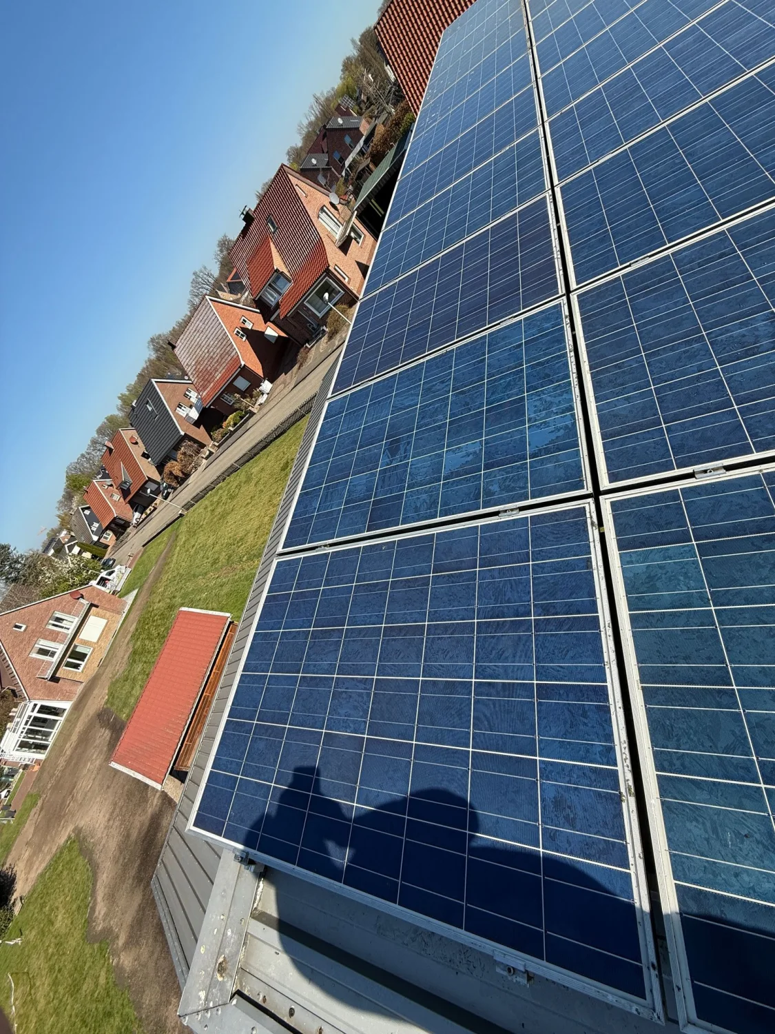 Hausmeisterdienst und Reinigungsarbeiten - Reinigung von Sonnenkollektoren